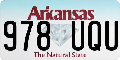 AR license plate 978UQU