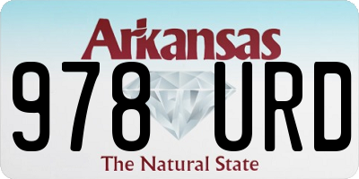 AR license plate 978URD