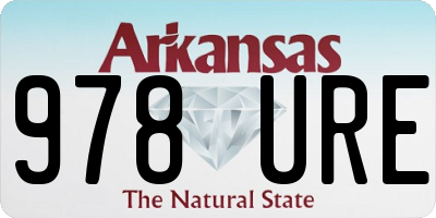 AR license plate 978URE