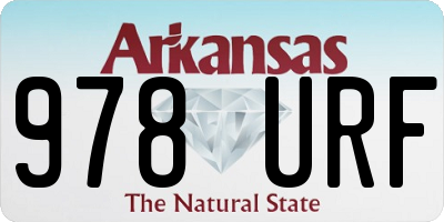 AR license plate 978URF