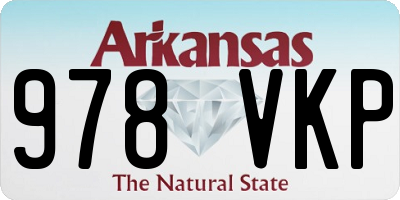 AR license plate 978VKP