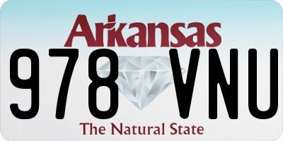 AR license plate 978VNU