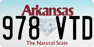 AR license plate 978VTD