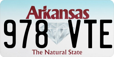 AR license plate 978VTE
