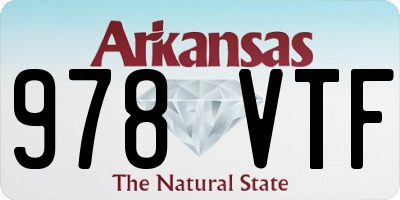 AR license plate 978VTF