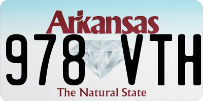 AR license plate 978VTH