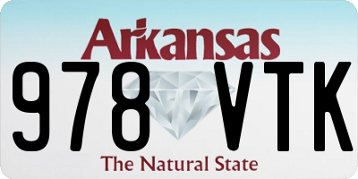 AR license plate 978VTK
