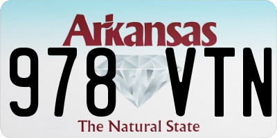 AR license plate 978VTN