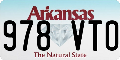 AR license plate 978VTO