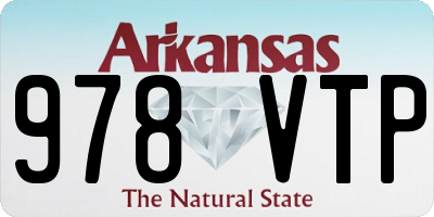 AR license plate 978VTP