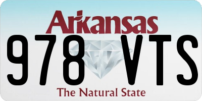 AR license plate 978VTS