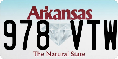 AR license plate 978VTW