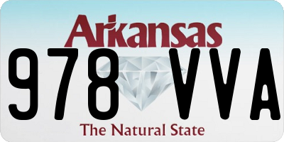 AR license plate 978VVA