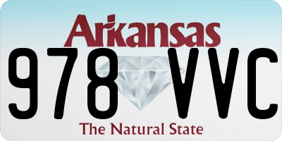 AR license plate 978VVC