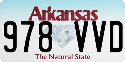 AR license plate 978VVD