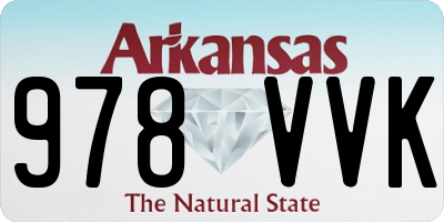 AR license plate 978VVK