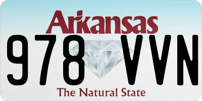 AR license plate 978VVN