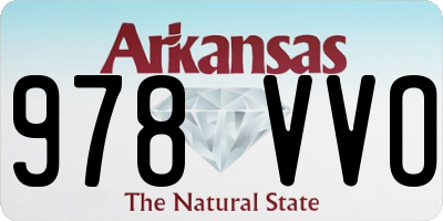 AR license plate 978VVO