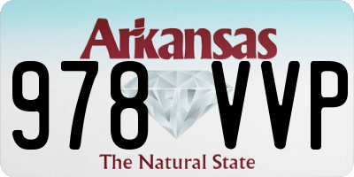 AR license plate 978VVP