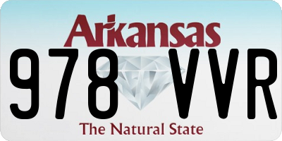 AR license plate 978VVR