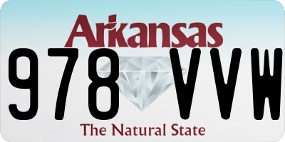 AR license plate 978VVW