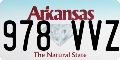 AR license plate 978VVZ