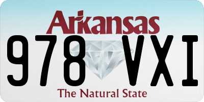 AR license plate 978VXI