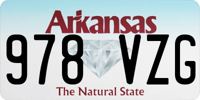 AR license plate 978VZG