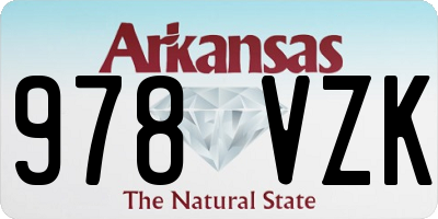 AR license plate 978VZK