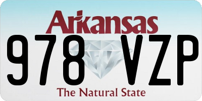 AR license plate 978VZP