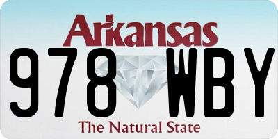 AR license plate 978WBY