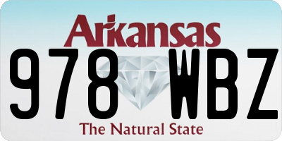 AR license plate 978WBZ