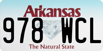 AR license plate 978WCL