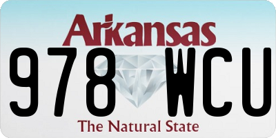 AR license plate 978WCU
