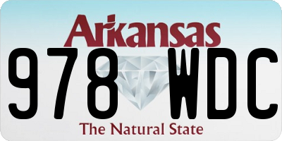 AR license plate 978WDC