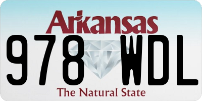 AR license plate 978WDL