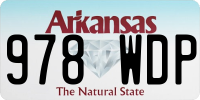 AR license plate 978WDP