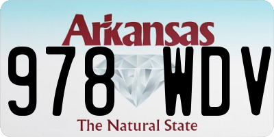 AR license plate 978WDV