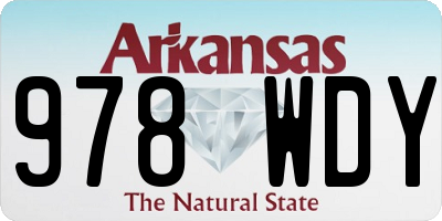 AR license plate 978WDY