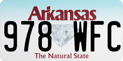 AR license plate 978WFC