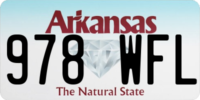 AR license plate 978WFL