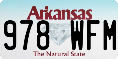 AR license plate 978WFM