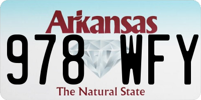 AR license plate 978WFY