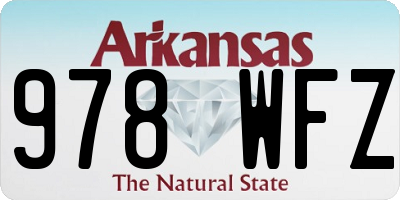 AR license plate 978WFZ