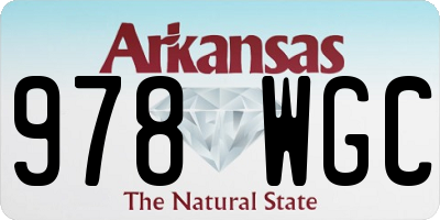 AR license plate 978WGC