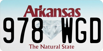 AR license plate 978WGD
