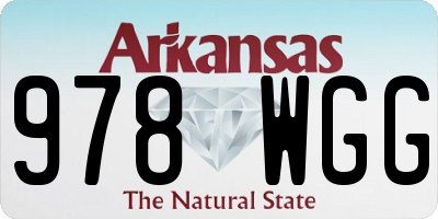 AR license plate 978WGG