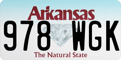 AR license plate 978WGK