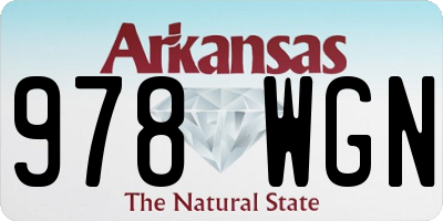 AR license plate 978WGN