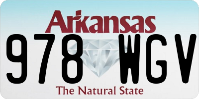 AR license plate 978WGV